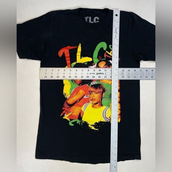 TLC Noscrubs Graphic T-shirt Women Small Black Short Sleeve Music - Picture 5 of 5